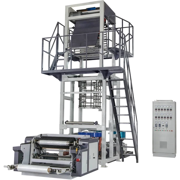Enrouleur de film à plusieurs niveaux avec rouleaux, plateformes et armoire de commande séparée pour le traitement des polymères. - SHAN TOU PEA SHIN PACKAGING MACHINERY CO.,LTD. | Cpsemarketplace

