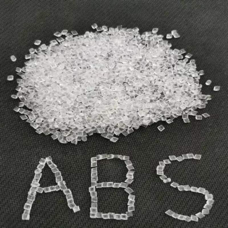 حبيبات ABS الشفافة مرتبة لتشكيل الحروف 'ABS'، وتتميز بحبيبات شفافة موحدة. - ZHEJIANG MINGRI HOLDINGS GROUP CO.,LTD | Cpsemarketplace

