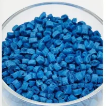 均匀的蓝色MPPO聚合物颗粒装在一个透明玻璃容器中。 - QINGDAO ZHONGXIN HUAMEI PLASTICS CO.,LTD. | Cpsemarketplace

