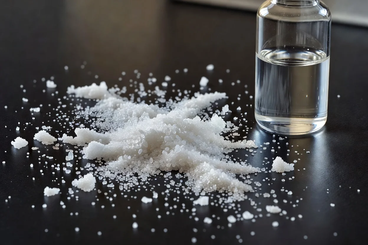 用于玻璃纤维复合材料生产的白色聚合物颗粒和液体样品 - plascentral.com


