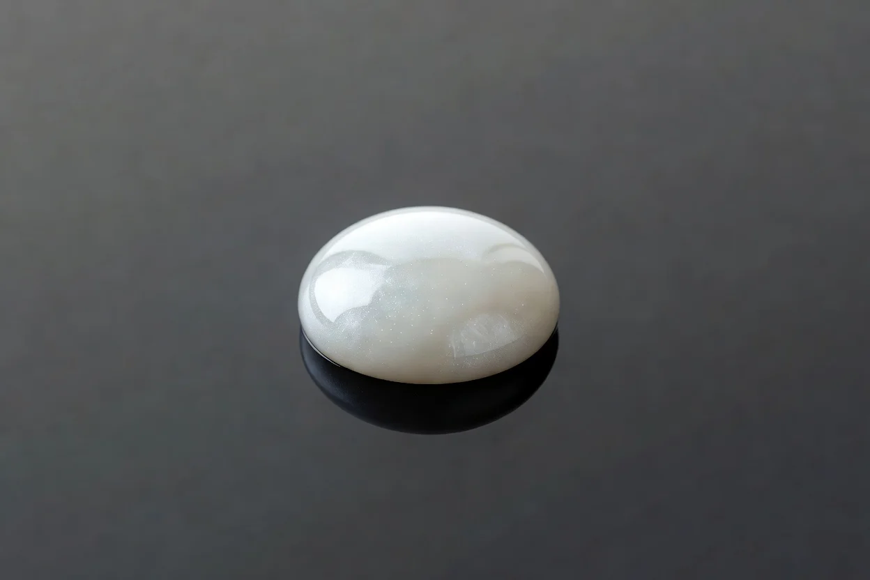 白色塑溶胶粘合剂沉积物，具有光滑、高度光泽的反射表面。 - plascentral.com