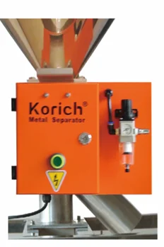 Conjunto de anillo separador de metal Korich con carcasa de control naranja y anillo de acero inoxidable para procesamiento de plásticos. - SHANGHAI KORICH METAL SEPARATOR CO.,LTD. | Cpsemarketplace