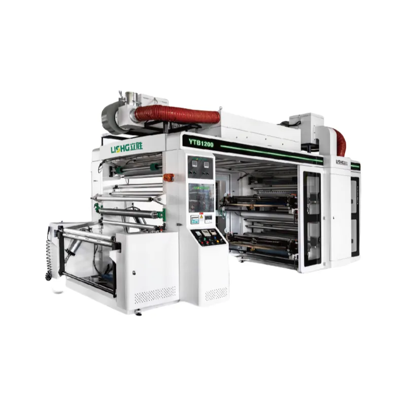 Máquina de impresión flexográfica de película con múltiples estaciones y sistema integrado de manejo de película para aplicaciones de embalaje. - WENZHOU LISHENG PRINTING&PACKAGING MACHINERY CO.,LTD. | Cpsemarketplace

