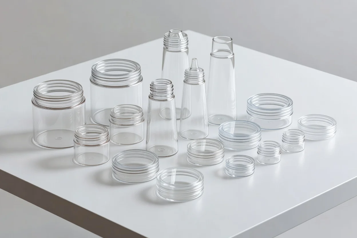 透明PCTG塑膠容器、廣口瓶和蓋子，用於包裝應用。 - plascentral.com

