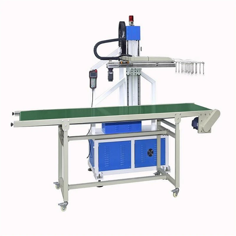 Unité d'automatisation avec convoyeur, actionneur vertical et pendant de commande pour la manutention de matières plastiques - SHANTOU JINGANG PRECISION MACHINERY TECHNOLOGY CO.,LTD. | Cpsemarketplace

