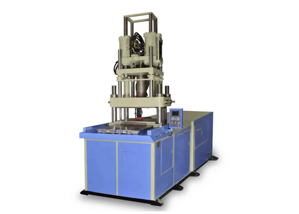 Vertical injection molding machine with central preplasticizing barrel and screw above the mold area. - GUANGDONG MINGHUI INTELLIGENT EQUIPMENT CO.,LTD. | Cpsemarketplace

