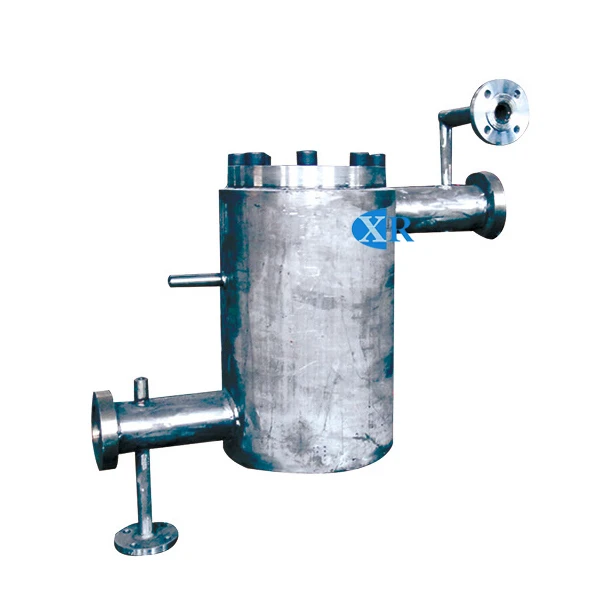 Stainless steel cylindrical melt filter housing with flanged ports and manual valve lever for polymer processing - WEIHAI RISING SUN FILTER CO.,LTD. | Cpsemarketplace


