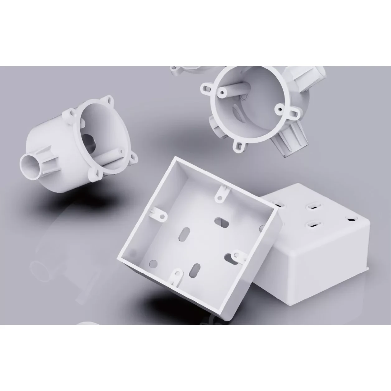 用於佈線系統的白色PVC電氣接線盒和導管配件。 - ERA PIPING(ZHEJIANG)CO.LTD | Cpsemarketplace

