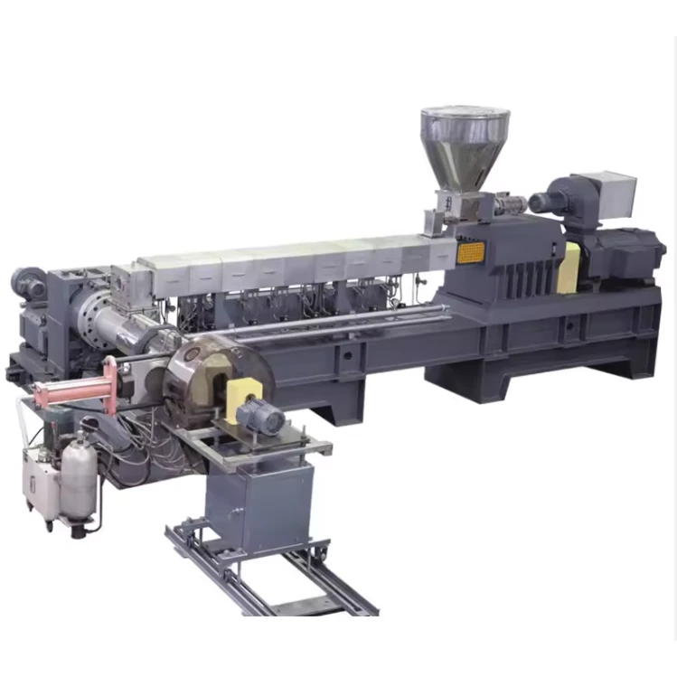 Twin-screw extruder with feed hopper and drive system for compounding core-shell polymer modifiers. - NANJING TENGDA MACHINERY CO.,LTD. | Cpsemarketplace

