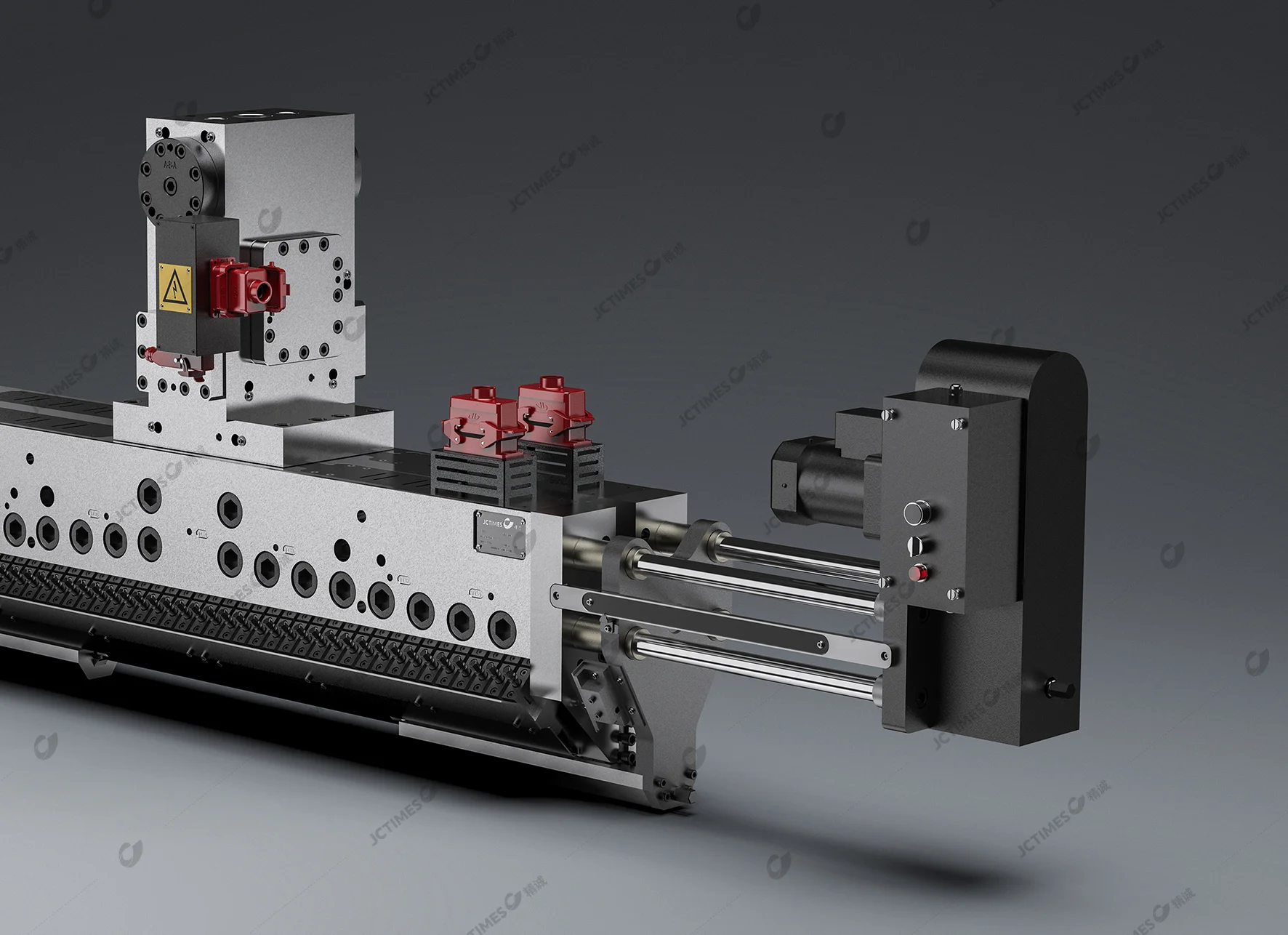 Conjunto de rodillos de enfriamiento para enfriamiento controlado y acabado en extrusión de láminas de plástico. - Zhejiang JCtimes Technology Co.,Ltd | Cpsemarketplace

