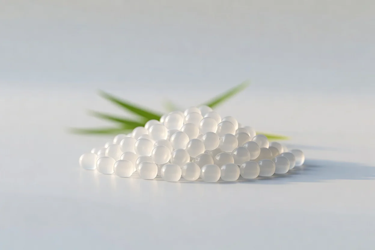 用于可持续薄膜生产的半透明白色生物基聚乙烯颗粒 - plascentral.com