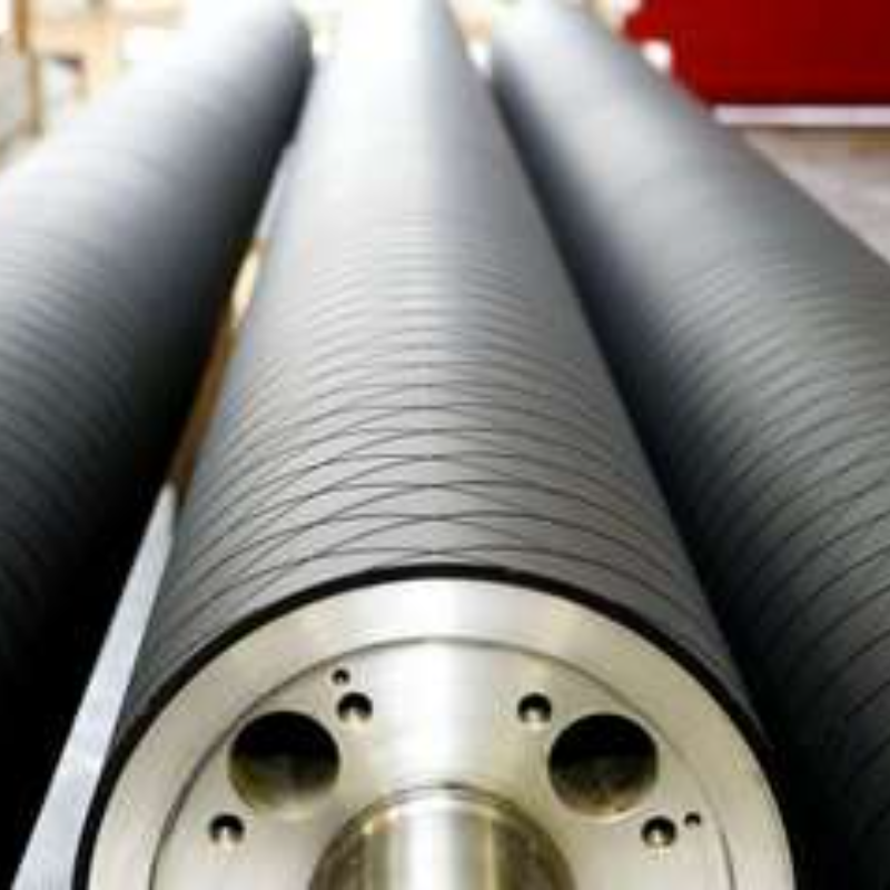 Rodillos ranurados de mecanizado de precisión alineados en paralelo para el procesamiento de extrusión de filamentos. - FWT COMPOSITES&ROLLS GmbH | Cpsemarketplace

