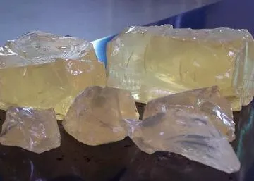 Translucent yellowish phenolic resin chunks in solid form for polymer applications - Hebei Qianyou New Material Technology Co.,Ltd | Cpsemarketplace