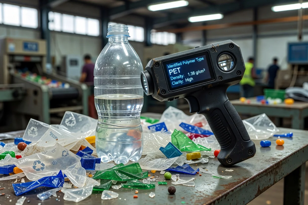 L'analyseur NIR portatif identifie le PET à partir de bouteilles en plastique et d'échantillons de polymères - plascentral.com

