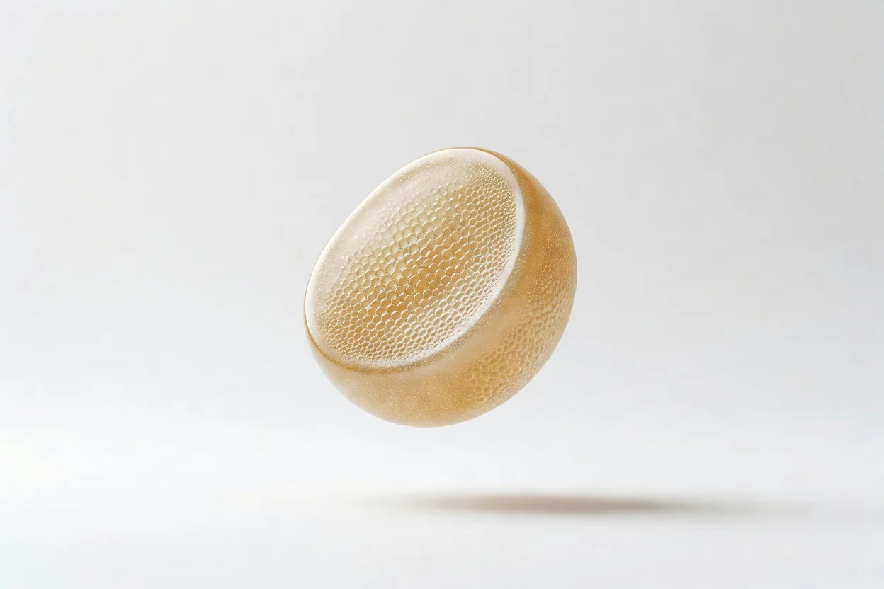 Muestra de espuma de resina epoxi esférica con estructura porosa de celda abierta - plascentral.com