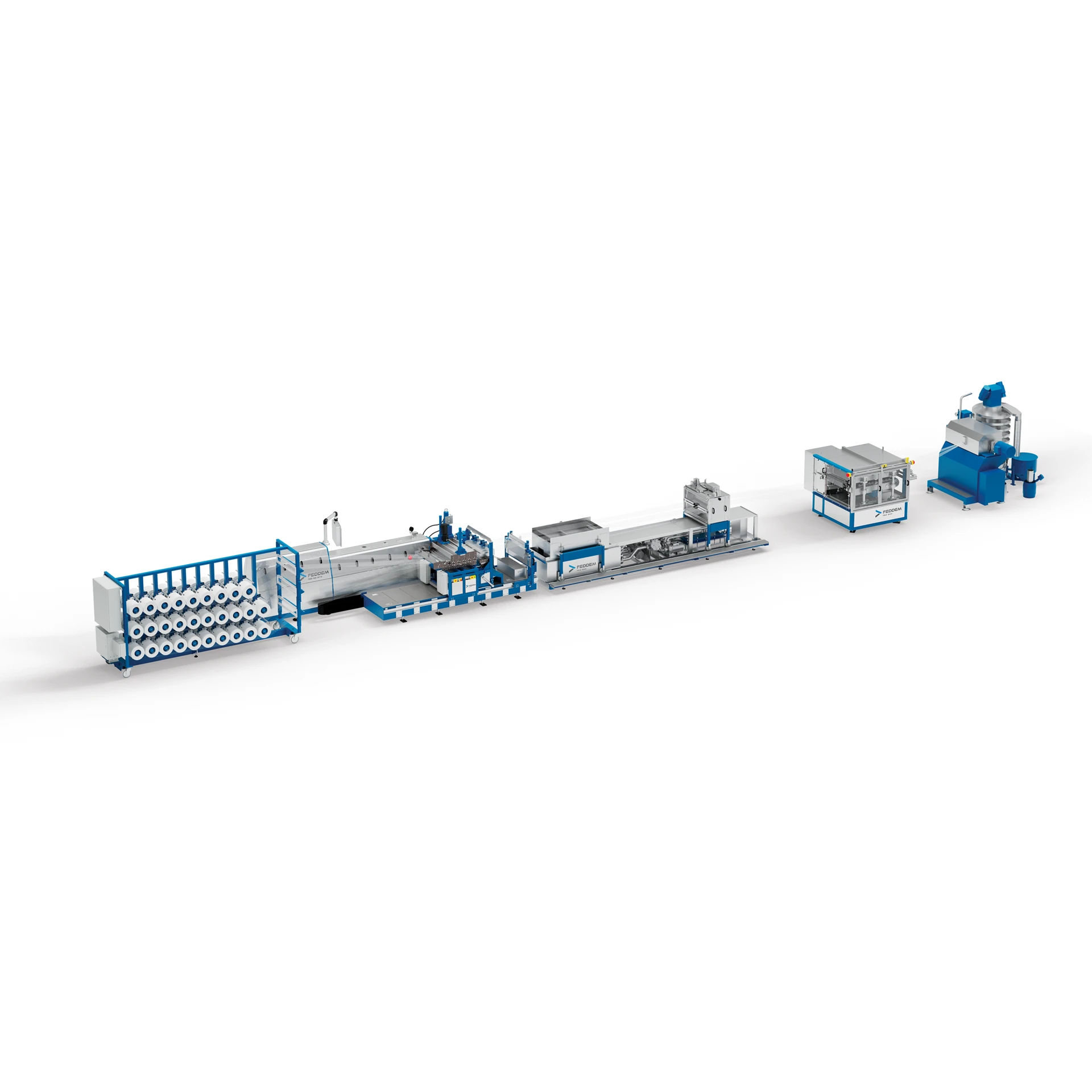 Línea de pultrusión modular con múltiples estaciones para la producción de perfiles compuestos reforzados con fibra - FEDDEM GmbH&Co.KG | Cpsemarketplace