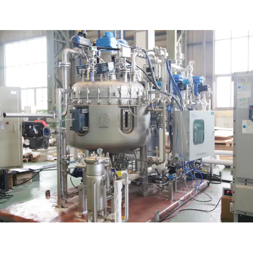 وعاء مفاعل البلمرة من الفولاذ المقاوم للصدأ مع أنابيب وصمامات وأجهزة تحكم مدمجة - SHANGHAI NAGAMORI MACHINERY CO.,LTD. | Cpsemarketplace

