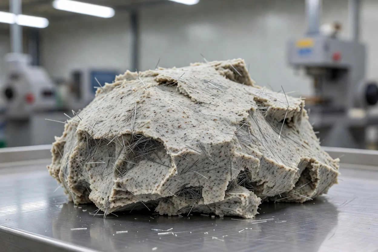 Bulk molding compound dough with resin matrix embedded with chopped reinforcing fibers - plascentral.com

