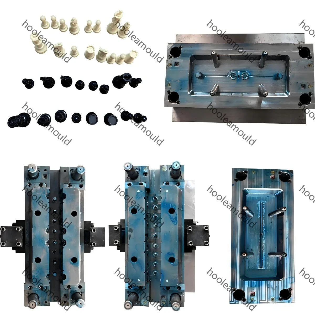 CAD model of complex plastic component with molded parts and tooling elements - TAIZHOU HOOLEA PLASTIC MOULD CO.,LTD | Cpsemarketplace

