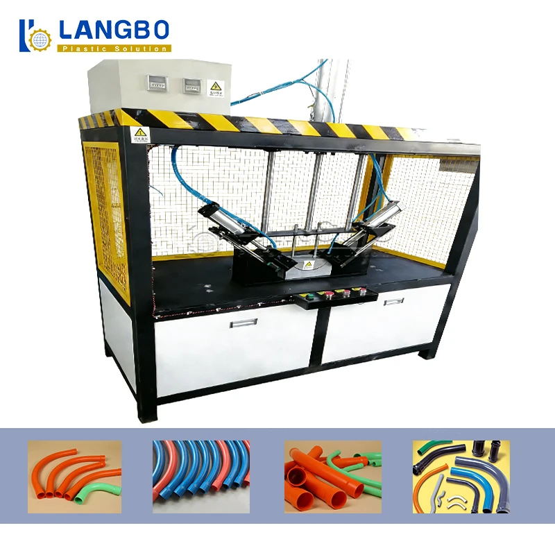 Machine de cintrage de précision pour tuyaux avec actionneurs pneumatiques et enceintes de sécurité pour le formage de tubes en plastique. - ZHANGJIAGANG LANGBO MACHINERY CO.,LTD. | Cpsemarketplace