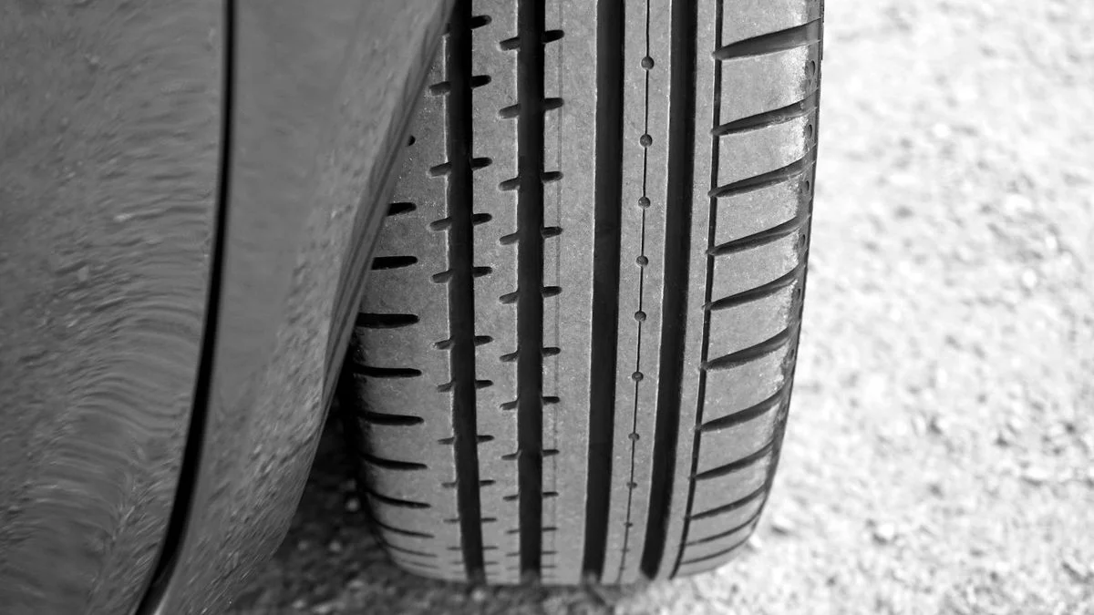 Synthetic rubber tire tread formulated with polybutadiene for automotive applications. - Pexels

