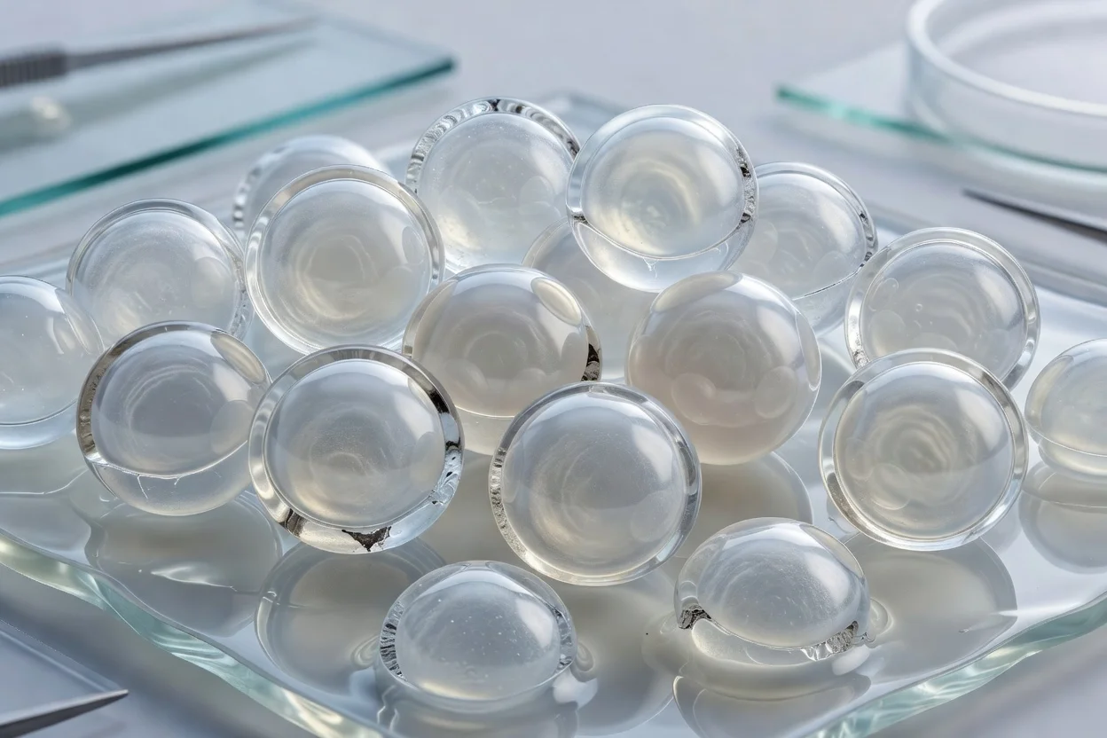 Translucent spherical polymer beads for plastic processing and molding applications - plascentral.com

