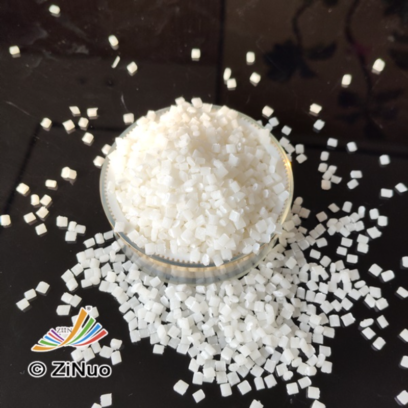 كريات بوليمر بيضاء مع جزيئات دقيقة متناثرة لفحص الجودة. - PINGDINGSHAN ZINUO NEW MATERIAL CO.,LTD. | Cpsemarketplace

